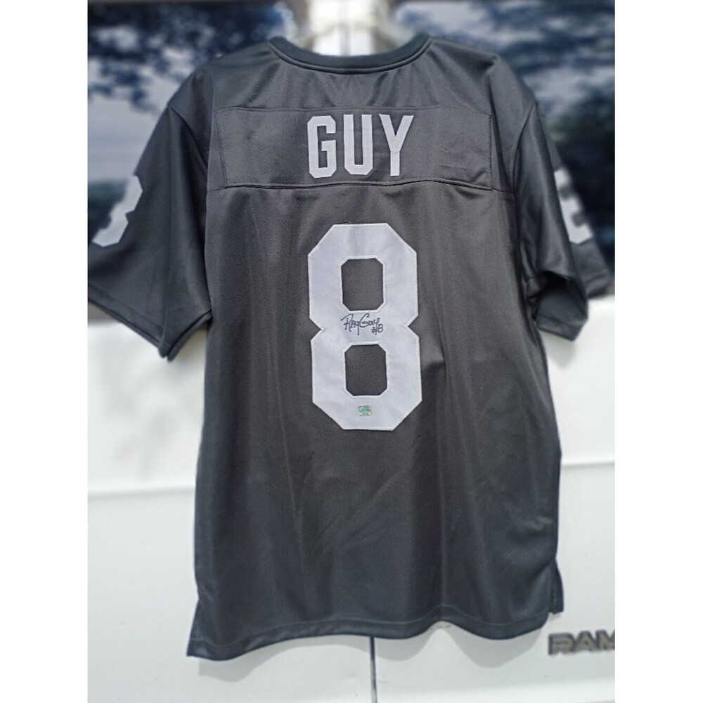 Autographed Ray Guy Oakland Raiders Jersey
